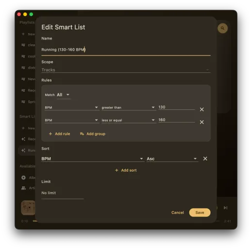 Smart Lists