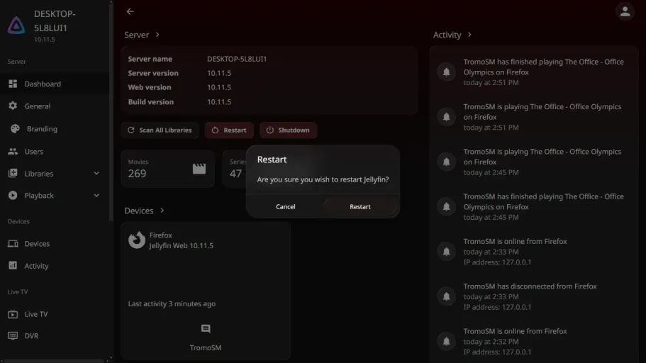 Admin Dashboard