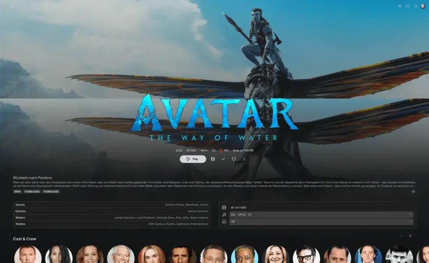 Movie Page (Alternate)